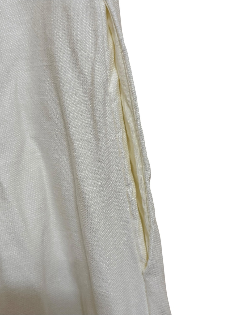 Anthropologie White Maxi A-Line Skirt size 0 pockets - Picture 2 of 5